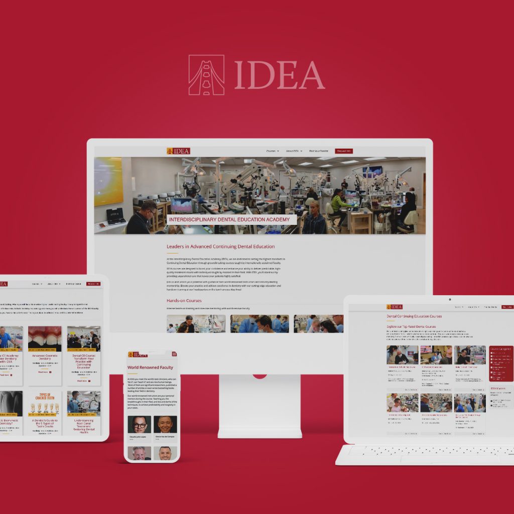 Webseite Redesign für ideausa in San Francisco