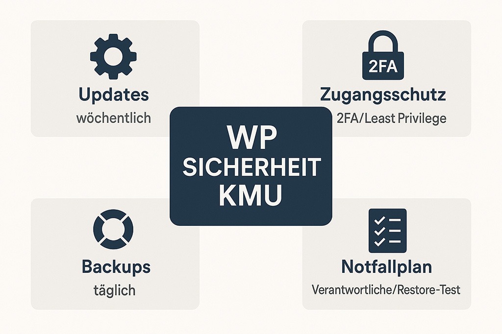 WP Sicherheit KMU – 5 Sofortmaßnahmen als Checkliste